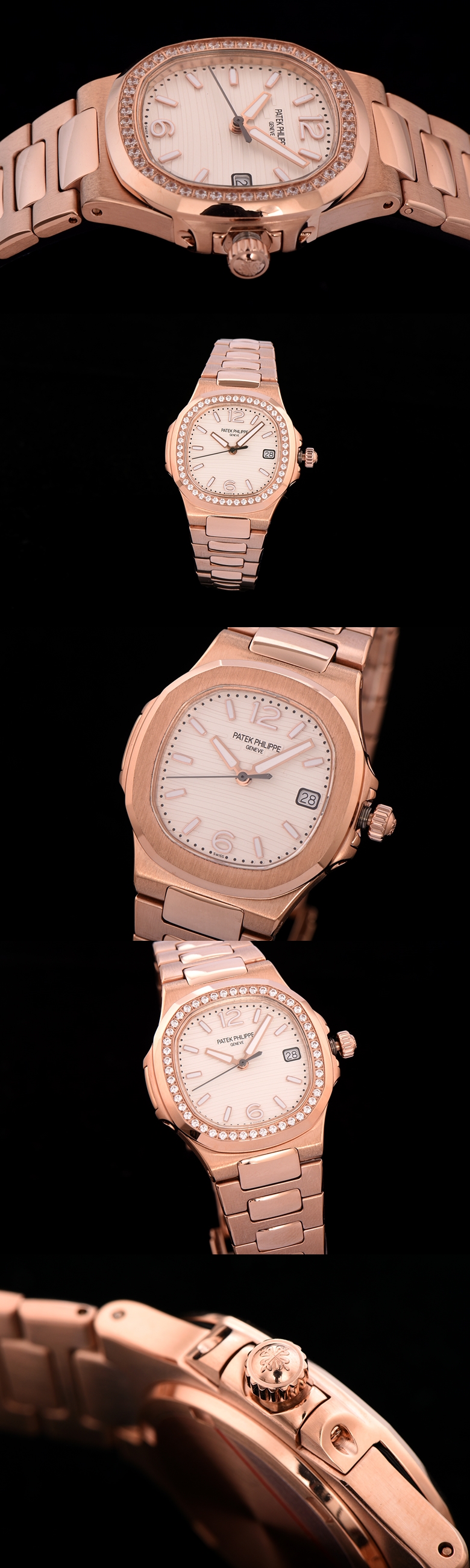 파텍필립 여성용 노틸러스-36 쿼츠 34mm 70111